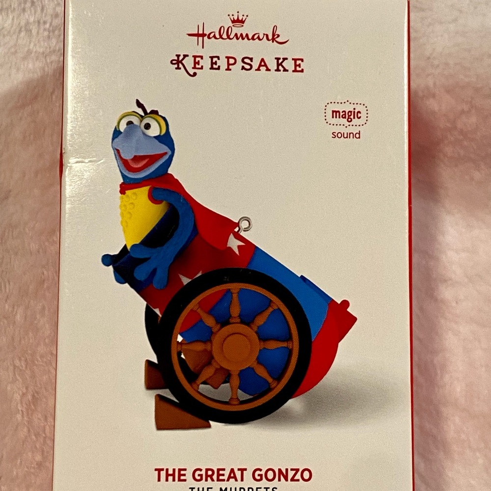 2014 Hallmark Keepsakes The Great Gonzo Magic Sound Ornament • Disney Muppets